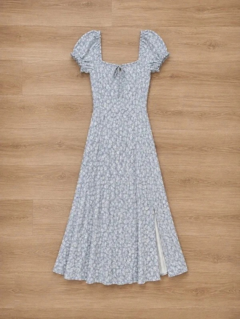 Noralee / Nancy Dress / Aqua Ditsy Floral / Size S Small